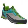 Light Grey / Aqua Blue