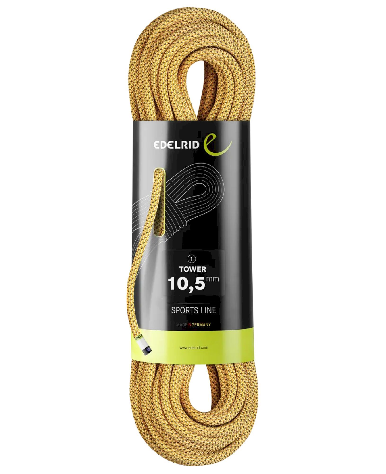 Edelrid Tower 10,5mm - Single rope | Hardloop