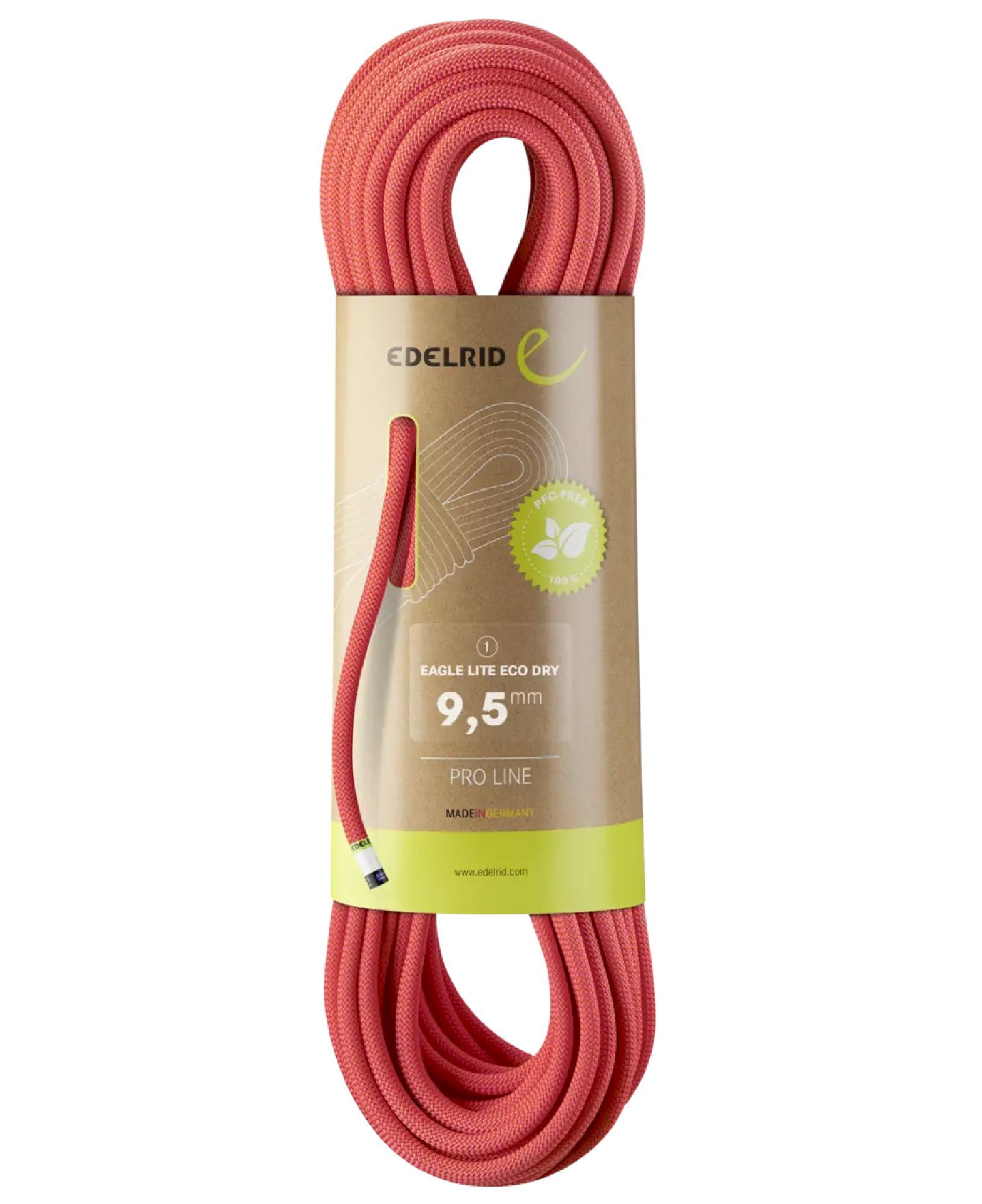 Edelrid Eagle Lite Eco Dry 9,5mm - Climbing rope | Hardloop
