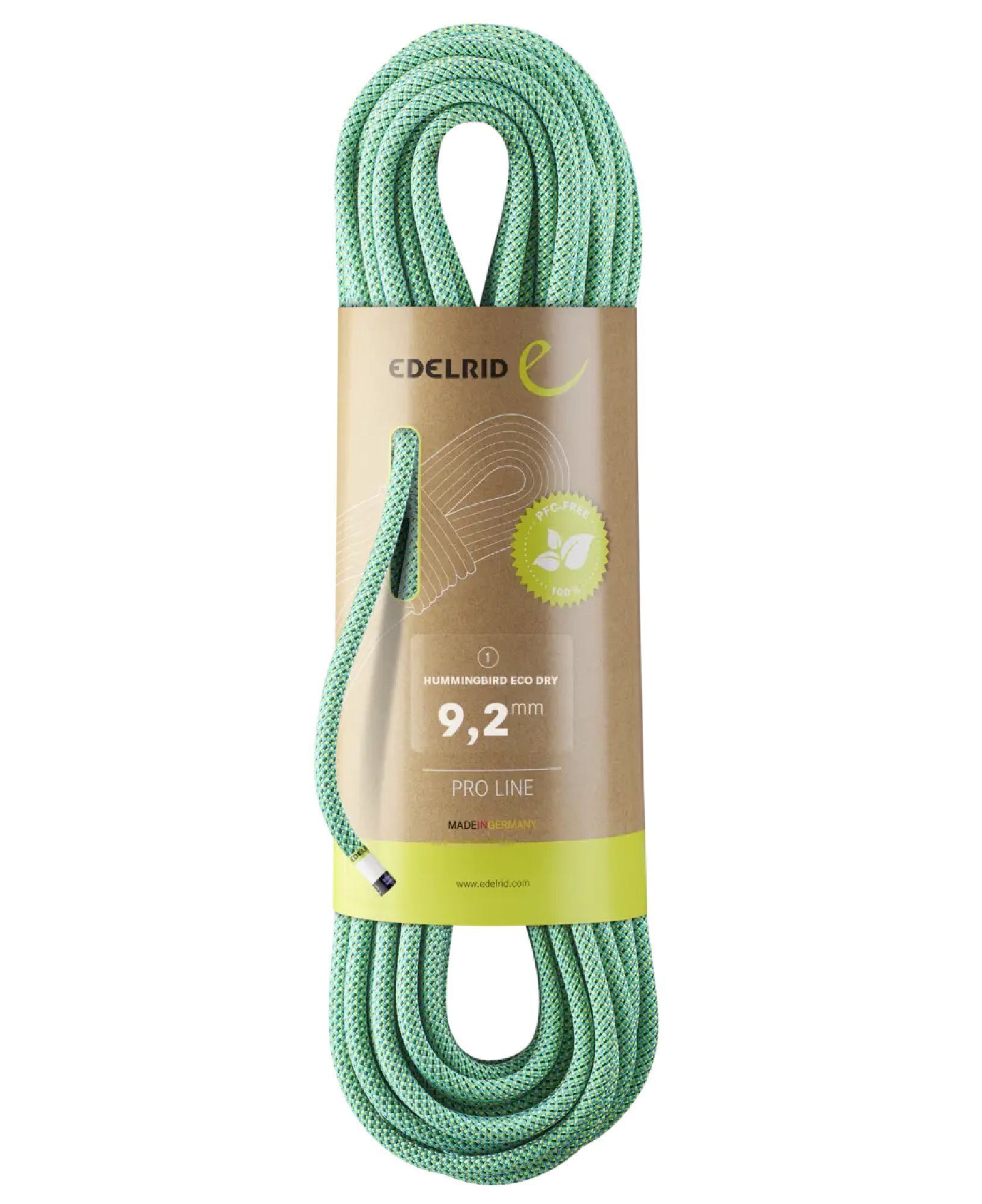 Edelrid Hummingbird Eco Dry 9,2mm - Climbing rope | Hardloop