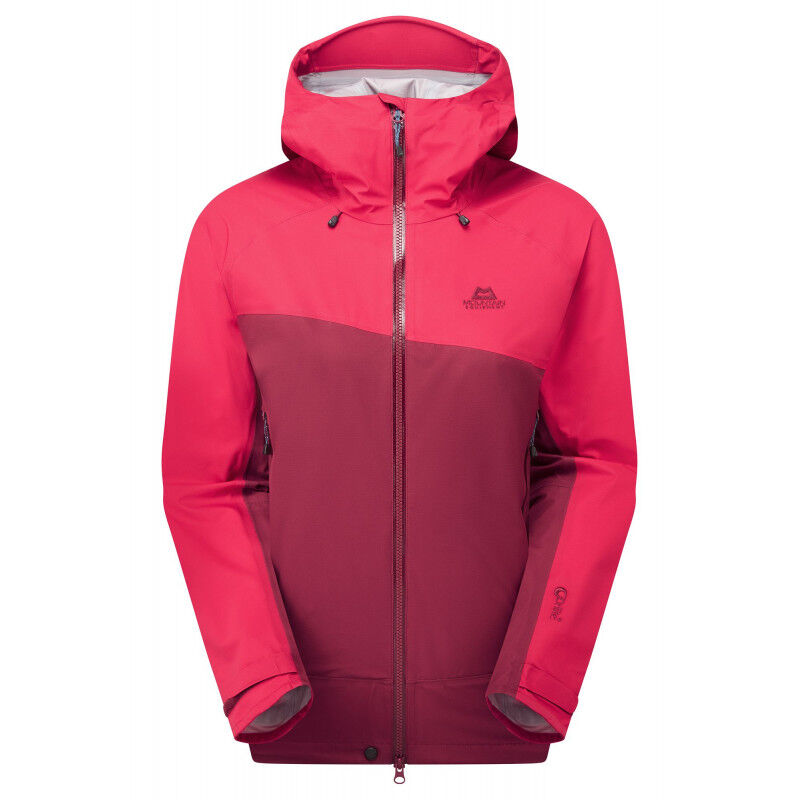 Veste De Montagne Mountain Equipment - Laine Grise Avec Capuche - Taille XL Femme
