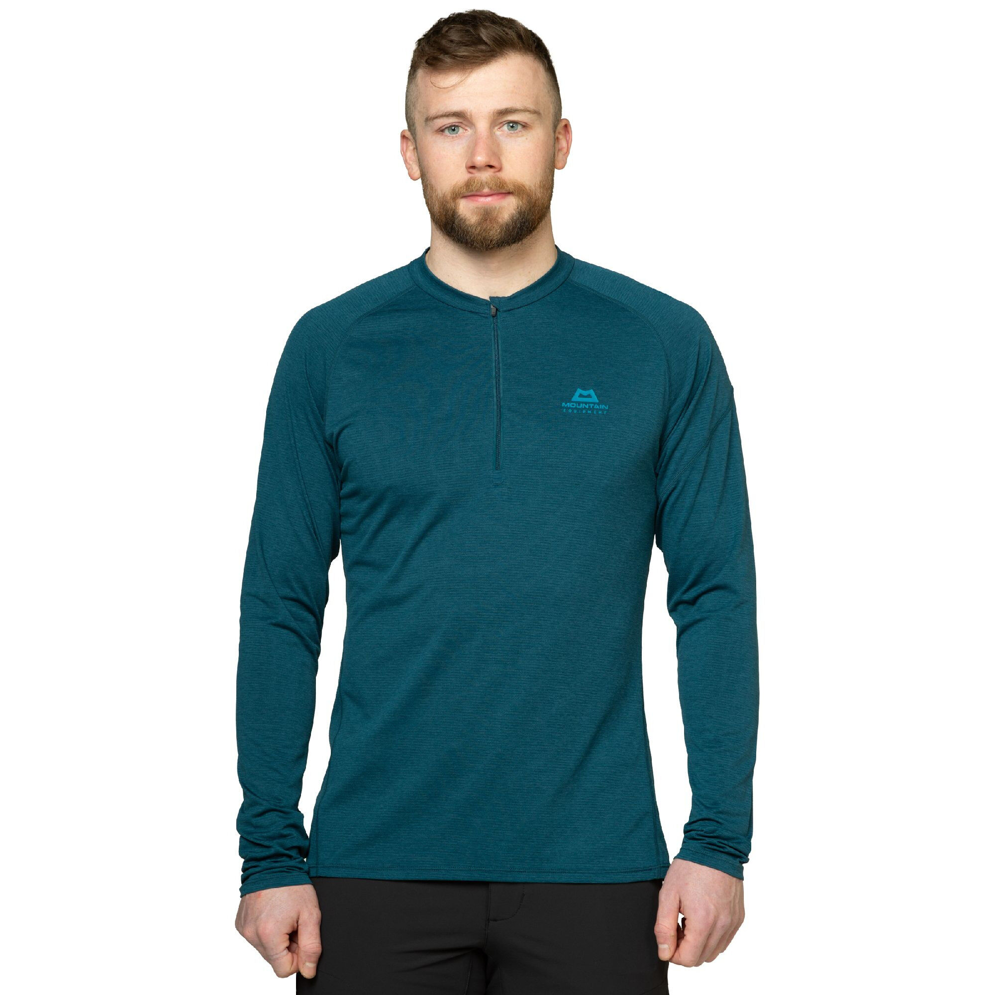 Mountain Equipment Nava LS Zip T - T-shirt - Uomo | Hardloop
