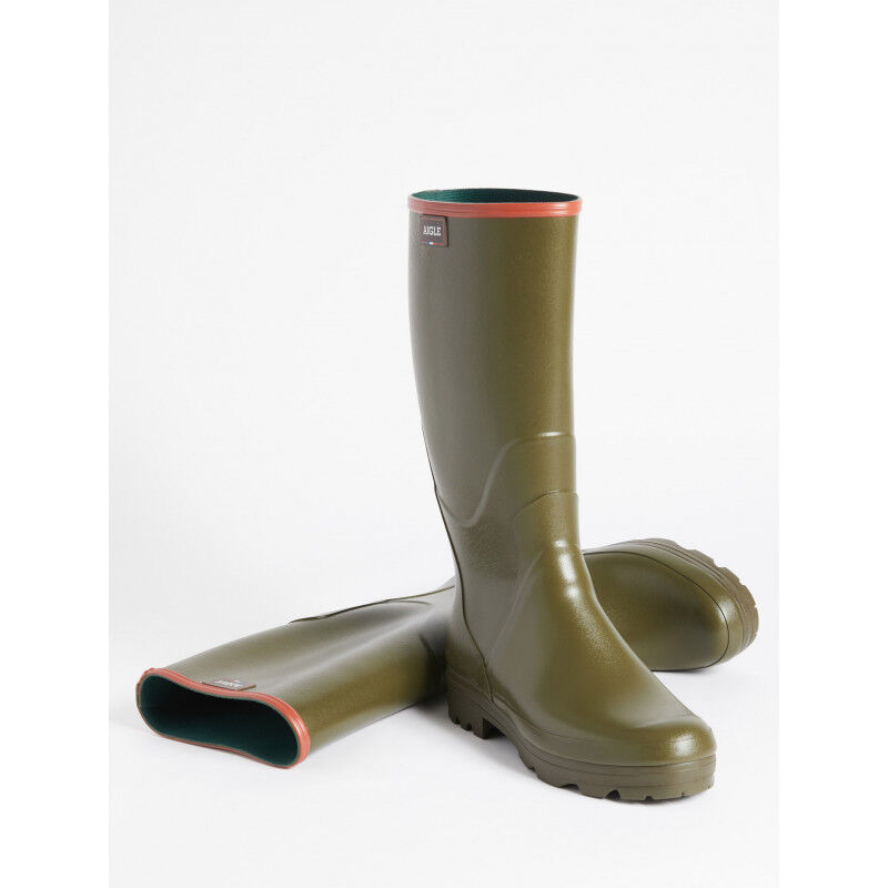 Aigle Chambord Vario Wellington Boots, Green Aigle Chambord Neo Mesh Wellington Boots - Khaki: 1279379  main image 3