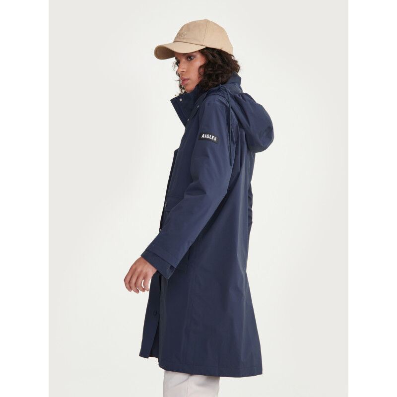 Aigle MTD Long Hooded Parka - Parka - Dames | Hardloop