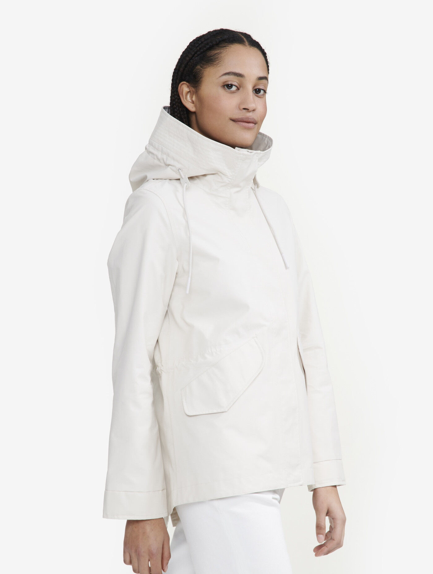 Aigle MTD Mid Length Hooded Parka - Waterproof jacket - Women's | Hardloop