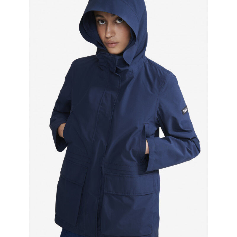 Aigle MTD Mid Length Hooded Parka - Parka femme | Hardloop