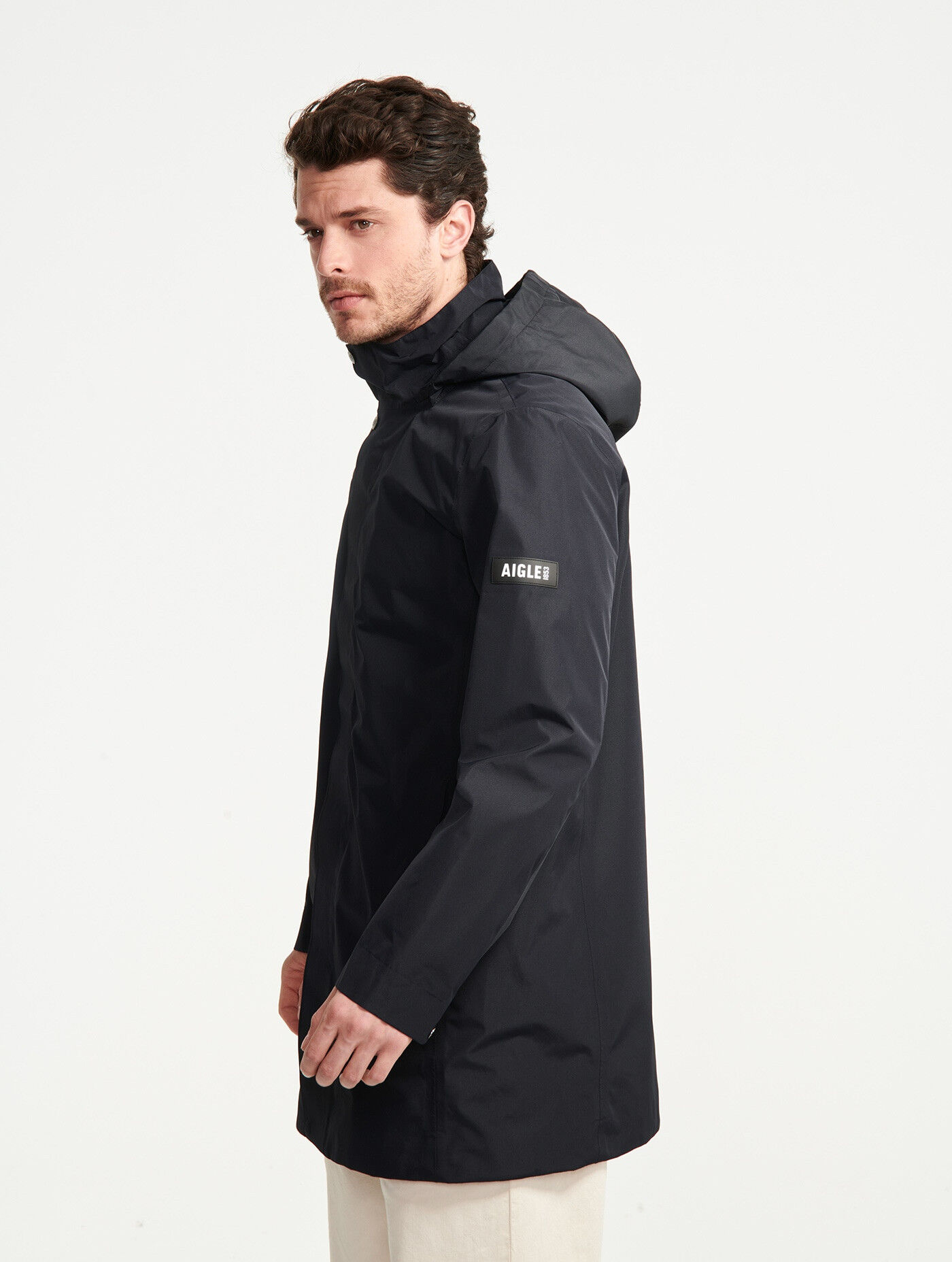 Aigle Long Hooded GTX 2L Parka - Kurtka zimowa meska | Hardloop