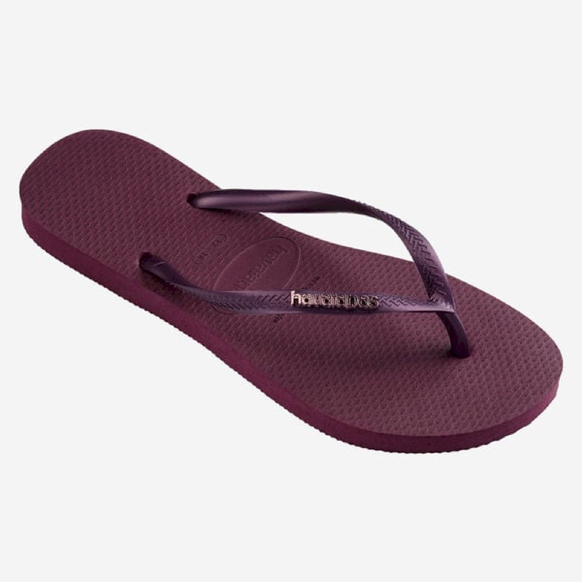 Havaianas Slim Logo Metallic - Tongs femme | Hardloop