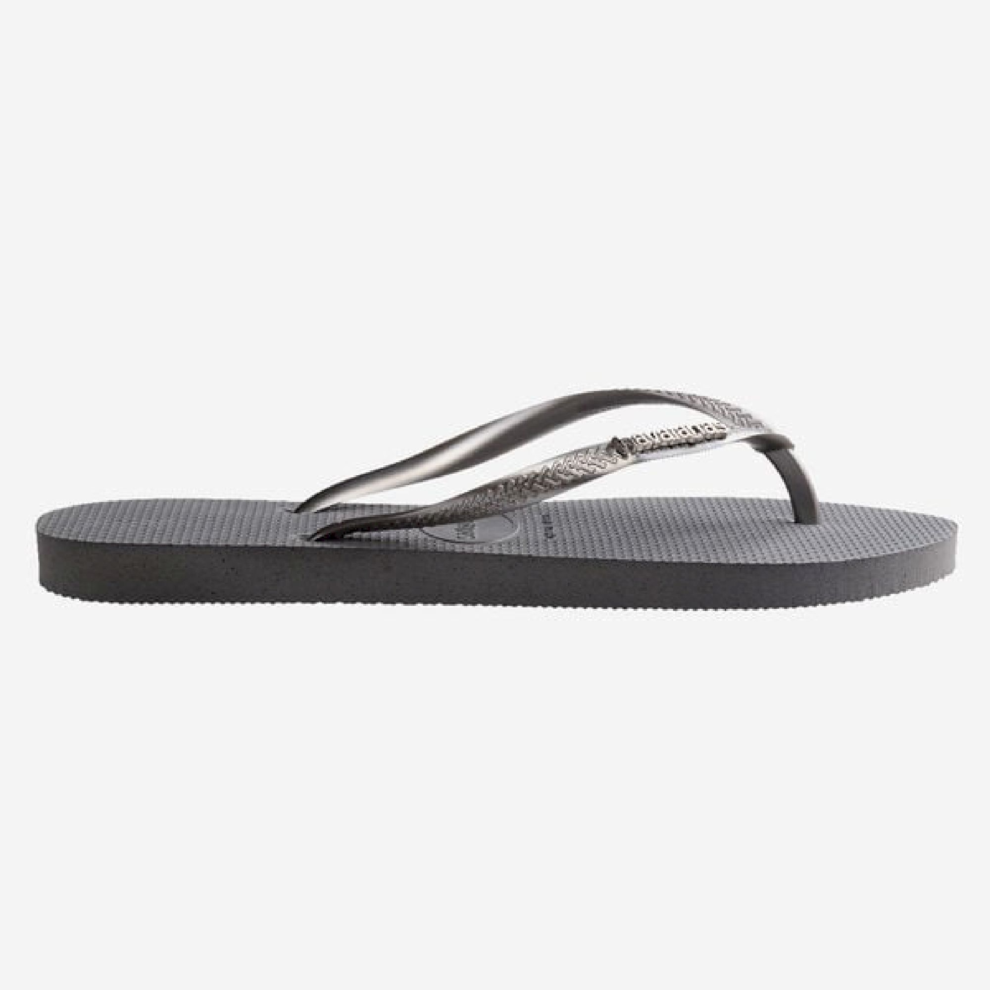 Slim Logo Metallic Flip Flops Damen