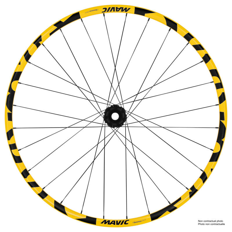 Mavic Deemax DH Yellow 29 | 12 x 157 mm | 6 Trous - Bakhjul till MTB 29" | Hardloop