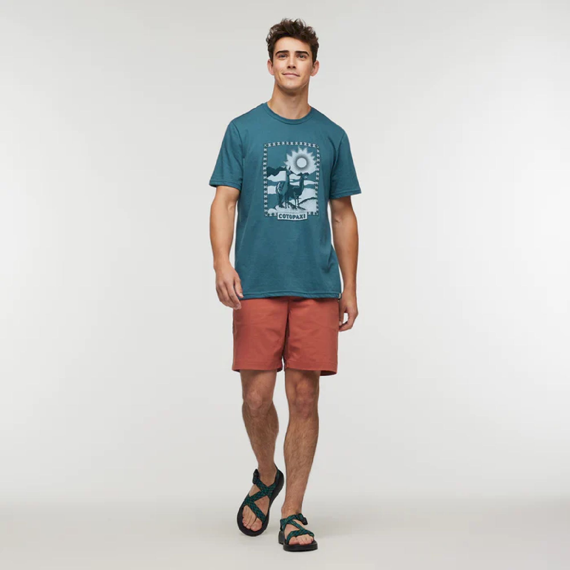 Cotopaxi Llama Greetings Organic T-Shirt - T-paita - Miehet | Hardloop