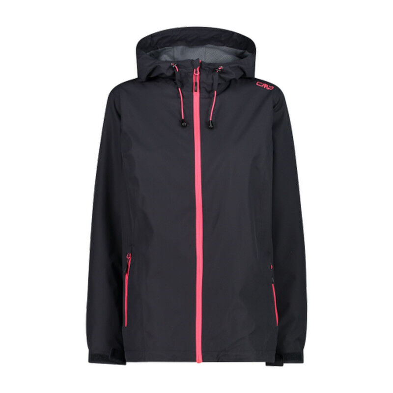 CMP Woman Rain Jacket Fix Hood - Chaqueta impermeable - Mujer | Hardloop