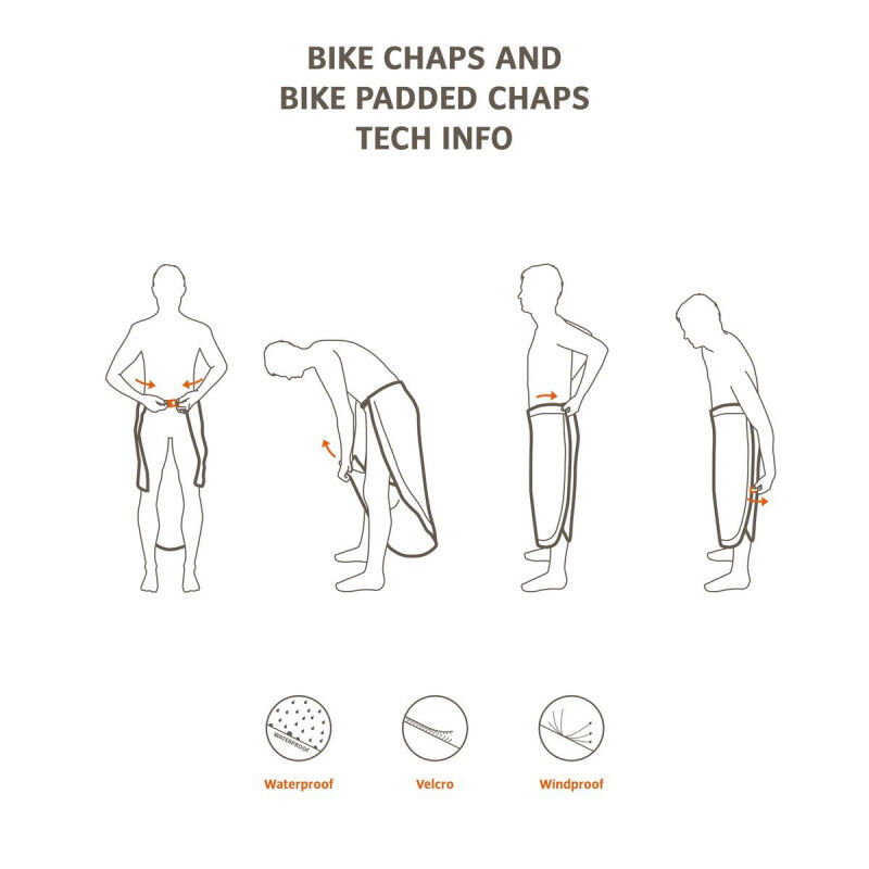 Vaude Bike padded Chaps - MTB broek | Hardloop