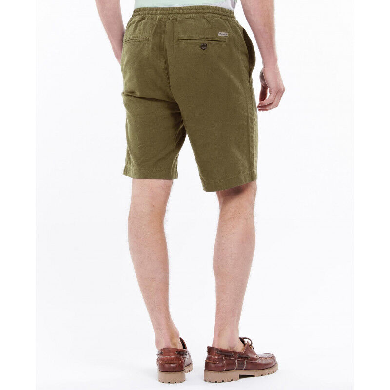 Barbour Linen Cotton Mix Short - Shortsit - Miehet | Hardloop