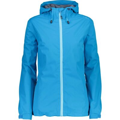 Woman Rain Jacket Fix Hood - Kurtka przeciwdeszczowa damska