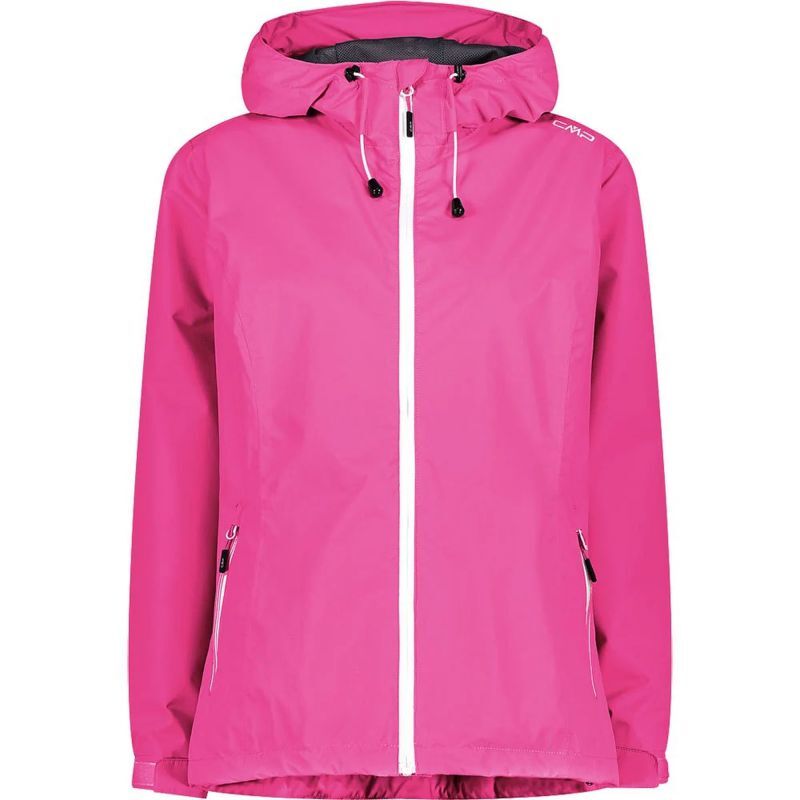 Woman Rain Jacket Fix Hood - Regnjakke - Damer