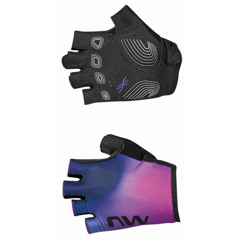 Active Woman Short Finger Glove - Cyklistické bezprsté rukavice