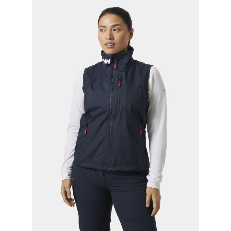 Gilet Donna Helly Hansen Crew Vest - Impermeabile, Antivento, Traspirante, 100% Poliestere, Lunghezza Sui Fianchi, Regolabile
