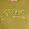 Ortovox 150 Cool Vintage Badge TS - T-shirt en laine mérinos homme | Hardloop