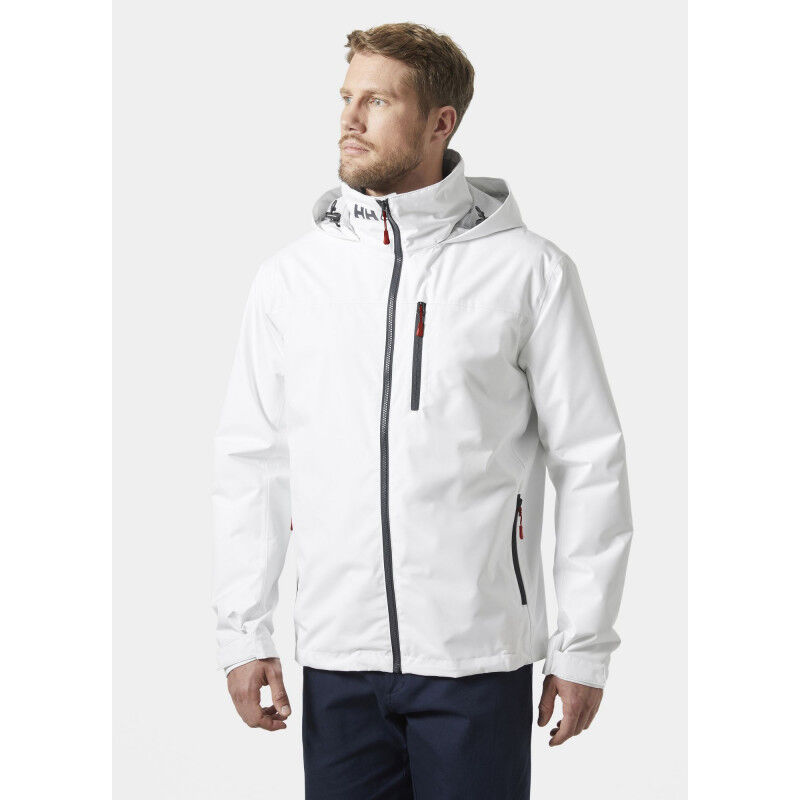 Helly Hansen Crew Hooded Midlayer Jacket Jas met capuchon heren,Rood,S Helly Hansen Crew Hooded Midlayer Jacket Jas met capuchon heren,Rood,S