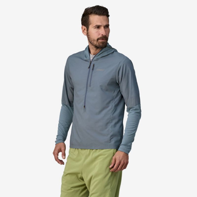 Patagonia Airshed Pro Pullover - Veste coupe-vent homme Utility Blue S