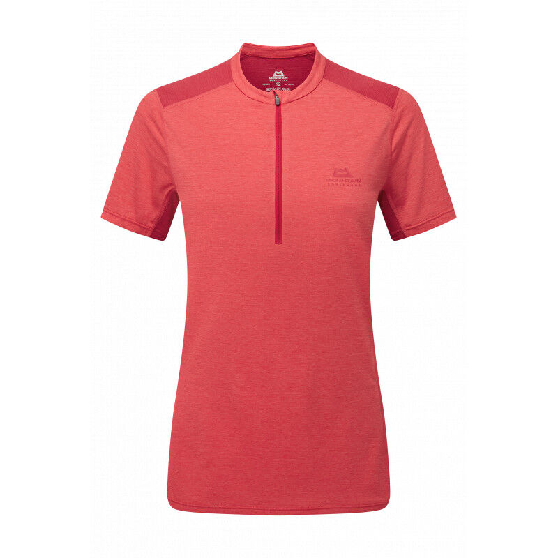 Mountain Equipment Nava SS Zip T - T-shirt femme | Hardloop
