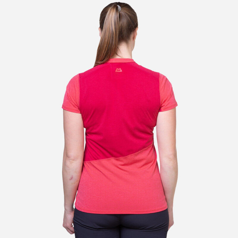 Mountain Equipment Nava SS Zip T - T-shirt femme | Hardloop