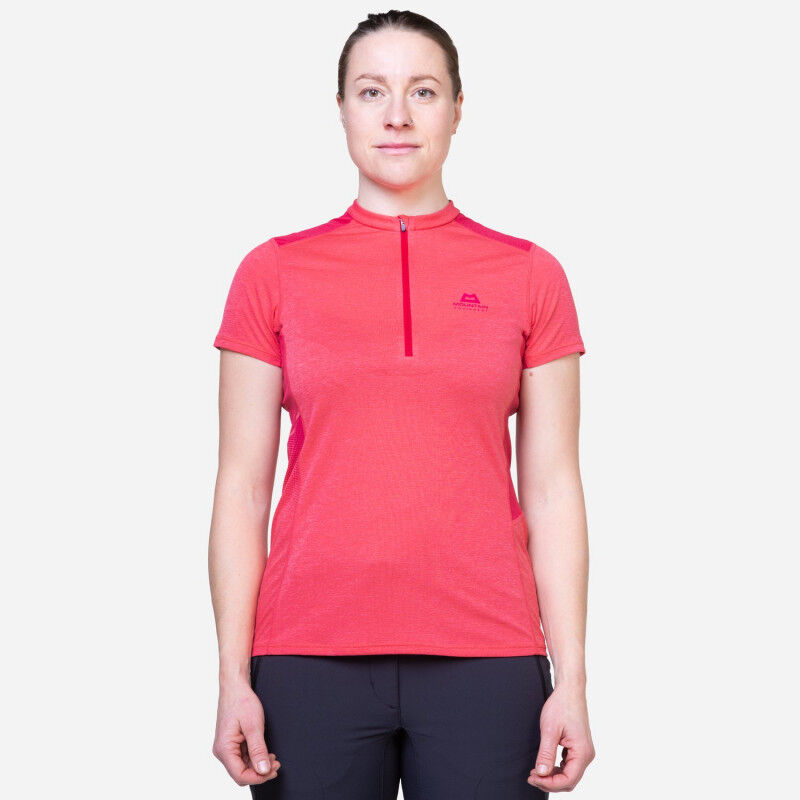 Mountain Equipment Nava SS Zip T - T-shirt femme | Hardloop