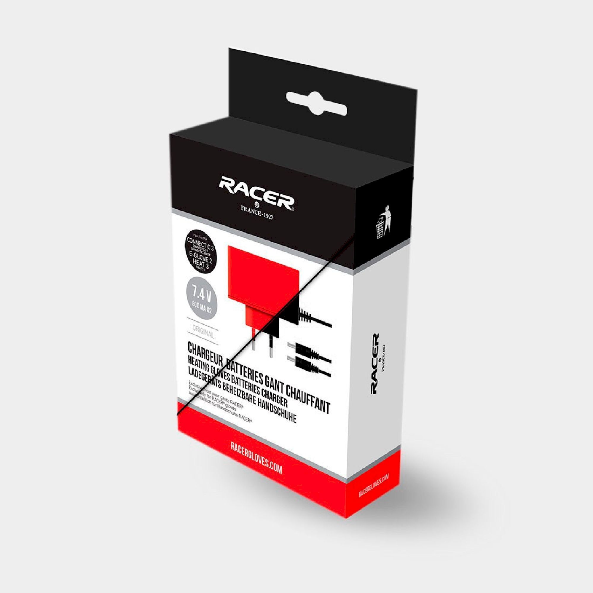 Racer Soft Touch EU Charger - Oplaadapparaat | Hardloop
