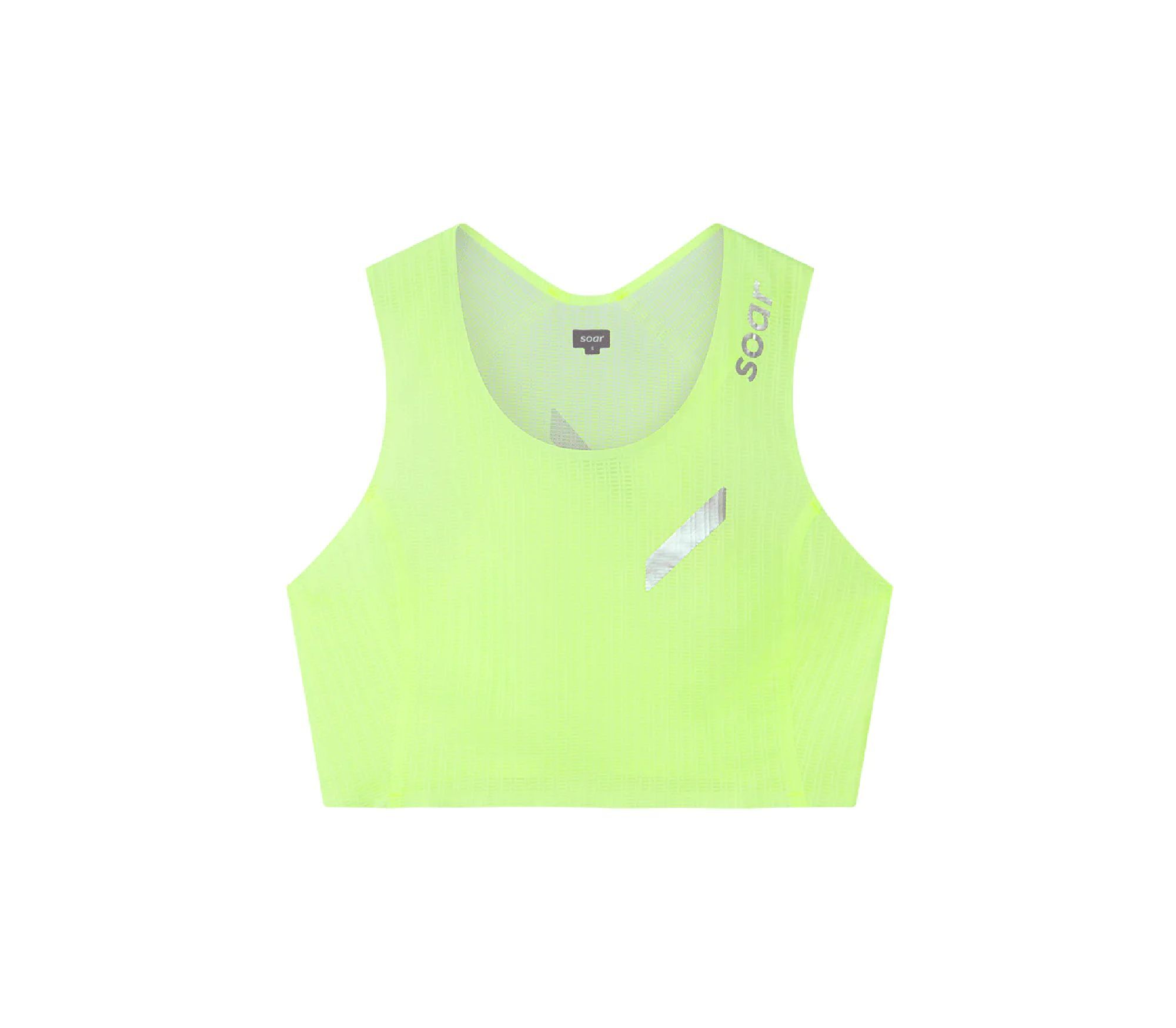 Soar Running Crop Vest - T-shirt - Dam | Hardloop
