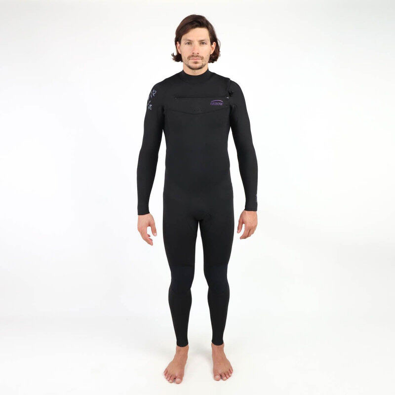 Combinaison Néoprène 3mm/2mm Haut Homme - Sport Nautique - Taille L - Noir Bleu