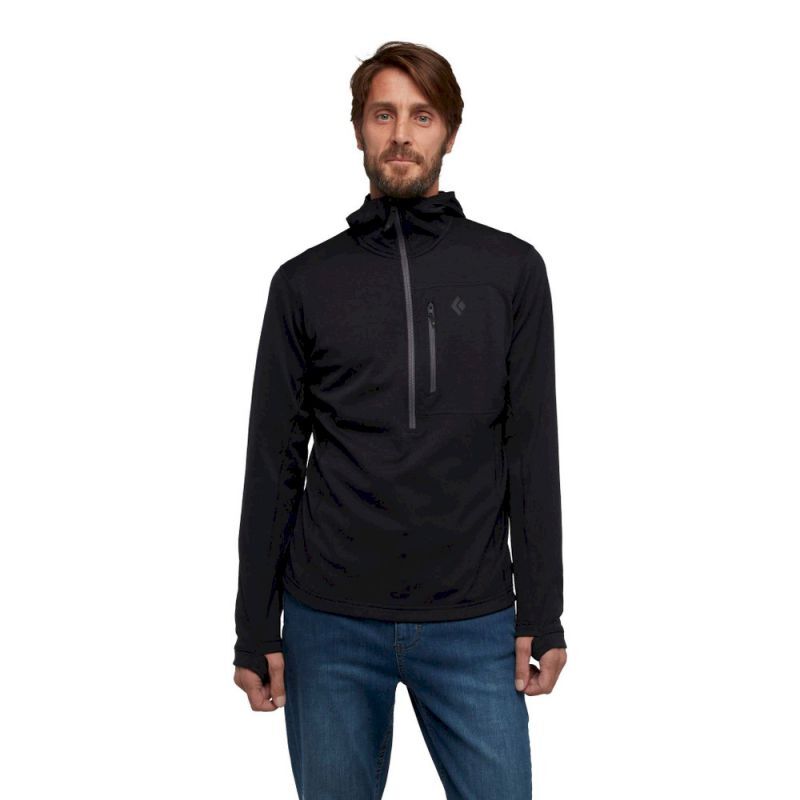 Black Diamond Coefficient QZ Hoody - Fleece jacket - Men's | Hardloop