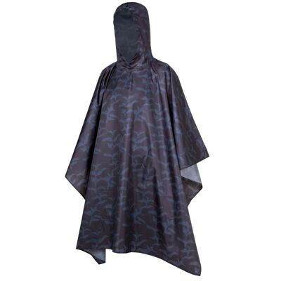 Tour Print Poncho - Ponczo