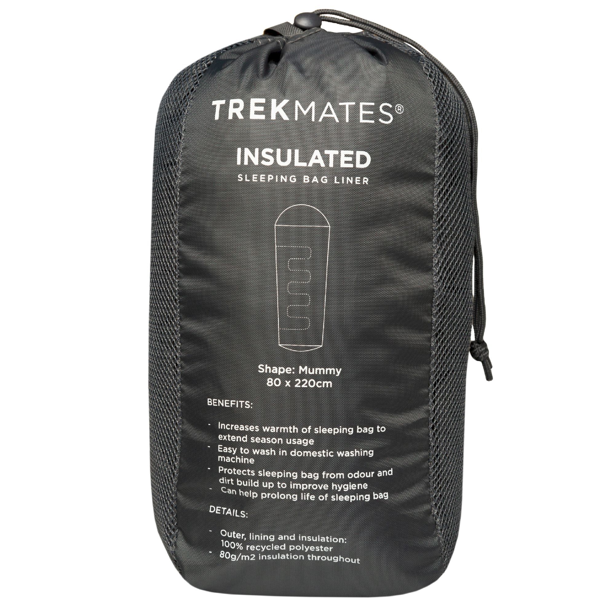 Trekmates Insulated Sleeping Bag Liner - Hüttenschlafsack | Hardloop