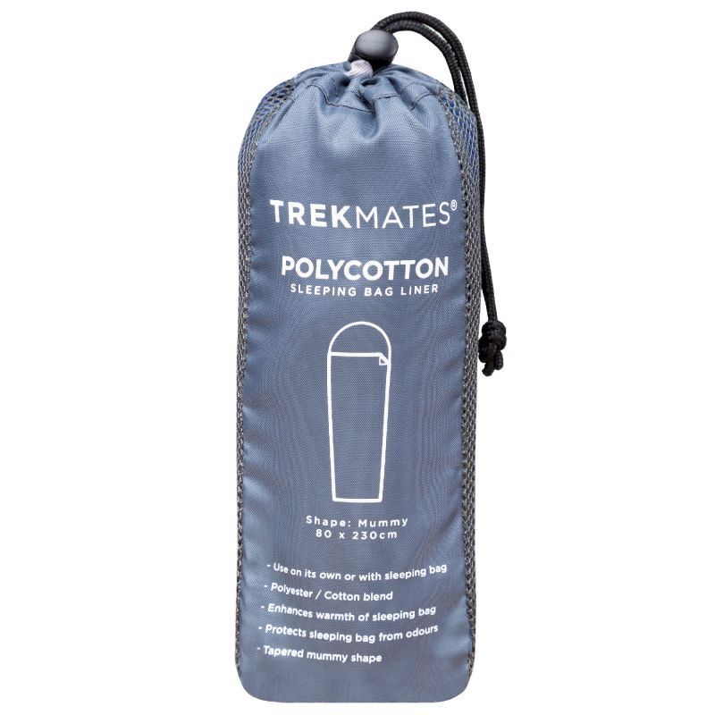 Trekmates Mummy Polycotton Sleeping Bag Liner - Drap de sac de couchage | Hardloop