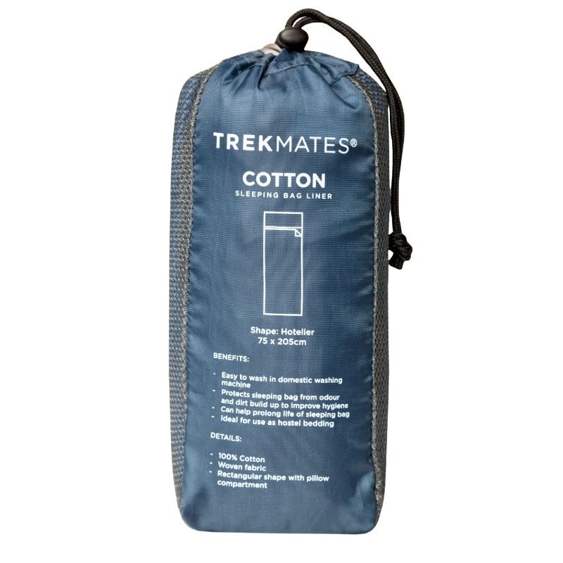 Trekmates Hotelier Polycotton Sleeping Bag Liner - Reselakan | Hardloop