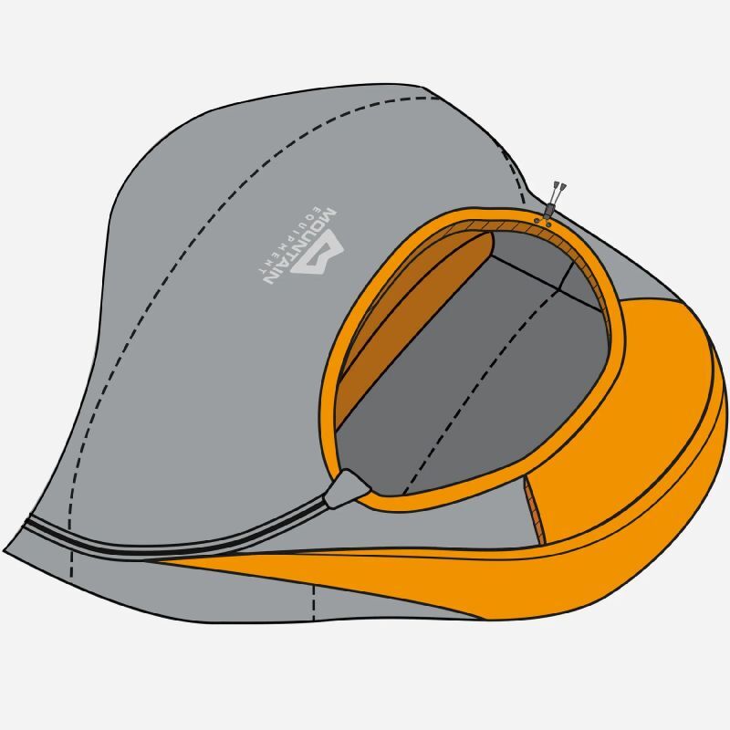 zelt zwei personen GoAlpine Eskapade II – 2-Personen-Trekkingzelt (2,25 kg) – GOALPINE Synthetic Sleeping Bags Count:8 Stakes SET 2x Deckenschlafsack Contour