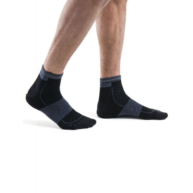 Icebreaker Run+ Ultralight Mini - Skarpety z wełny Merino męskie | Hardloop