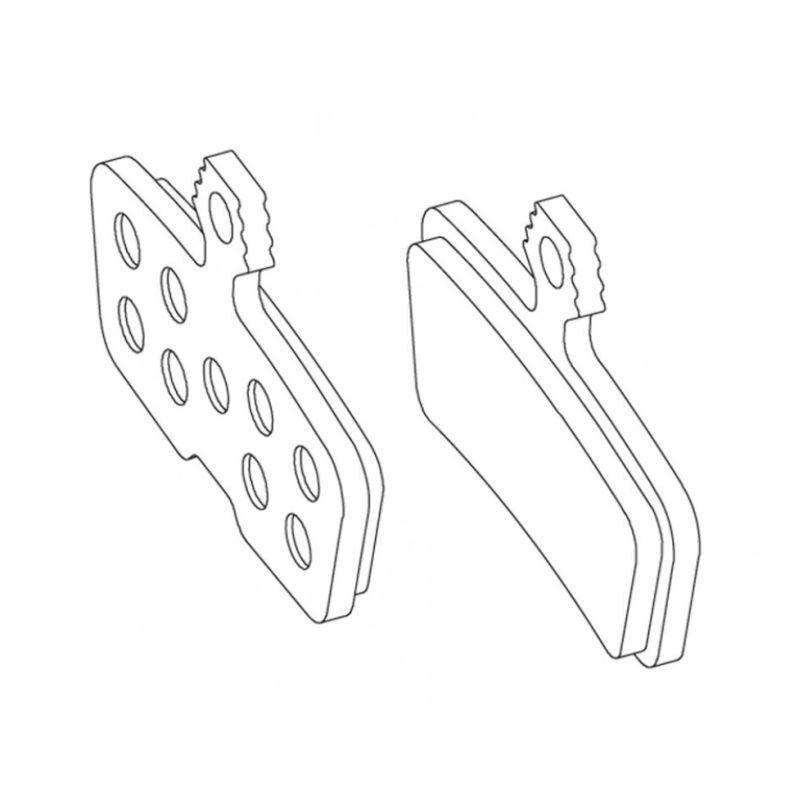 SRAM Avid Code BT Organique Acier - Pastiglie Freni Bici | Hardloop