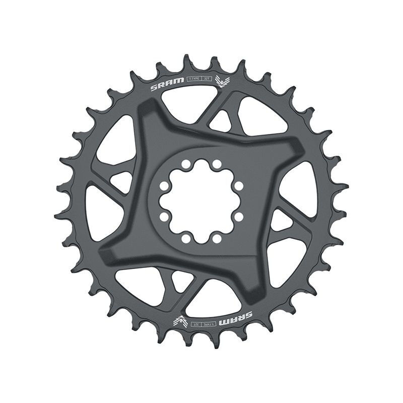 Plateau (pignon) 34 Dents Type T 3 Boulons - Aluminium 7075, Décalage Boost, Compatible SRAM 12v - Neuf