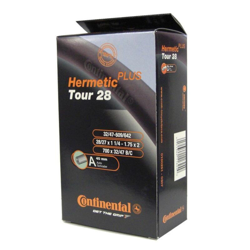 Continental Tour Hermetic Plus 700C Schrader 40 mm - Binnenband voor fiets | Hardloop