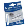 Schwalbe Tubeless Valve Extension Presta Alu with Key - 2 Pack - Bezdušové systémy | Hardloop
