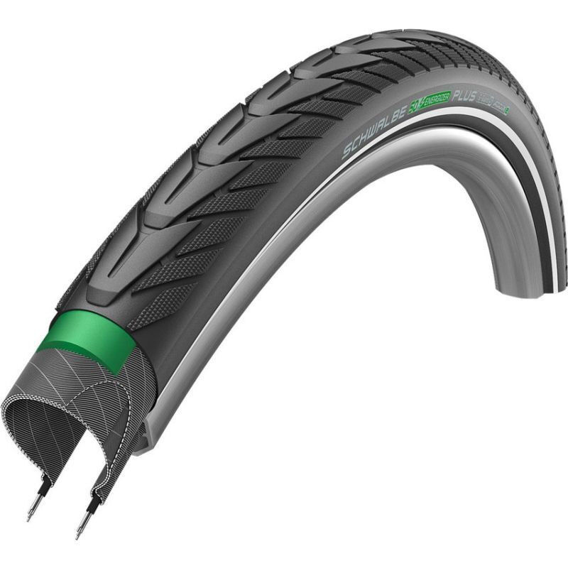 Schwalbe Energizer Plus Tour 28 GreenGuard Addix E Folding - Copertoni bici da città | Hardloop
