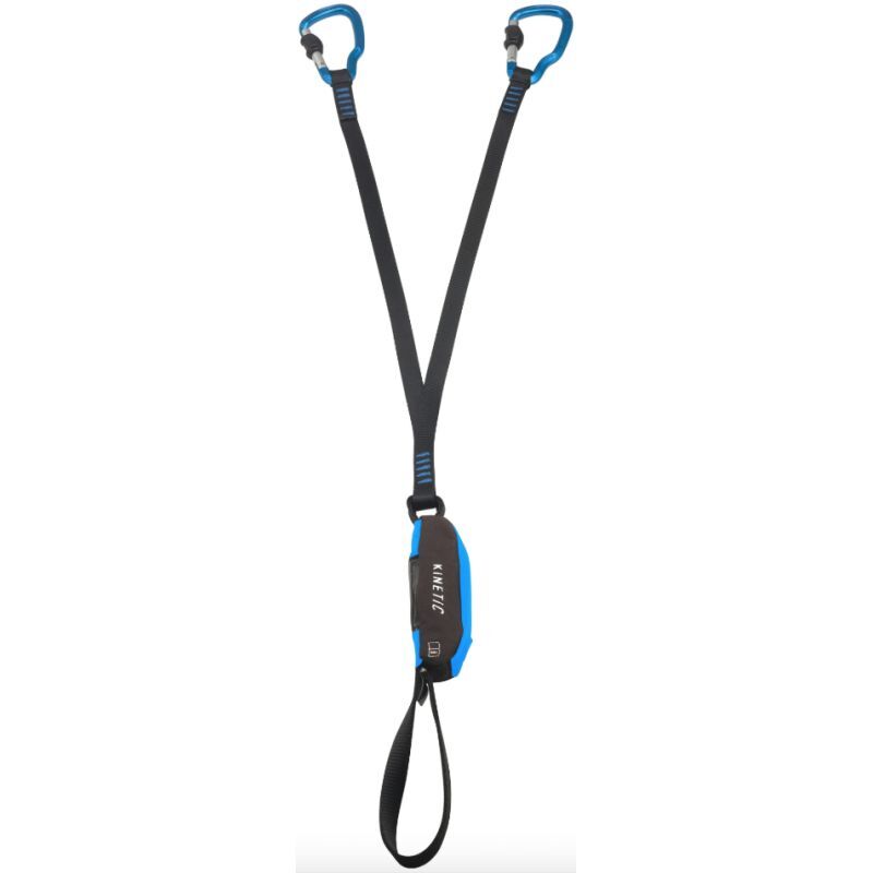Set Da Ferrata Kinetic C.A.M.P.: Con Assorbitore A Lacerazione, Moschettoni Nomad, Conforme EN 958 E UIAA 128