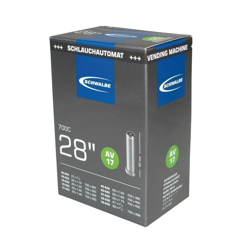 AV17 28 / 700C Schrader 40 mm - Binnenband voor fiets