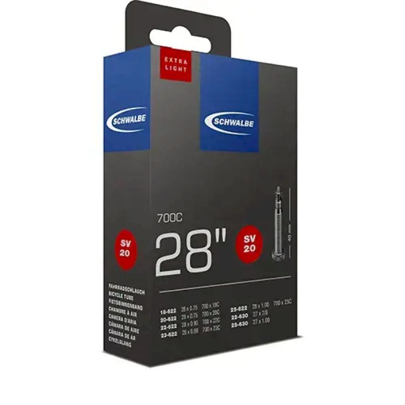 SV20 Extra Light 700 Presta 40 mm - Polkupyörän sisäkumit
