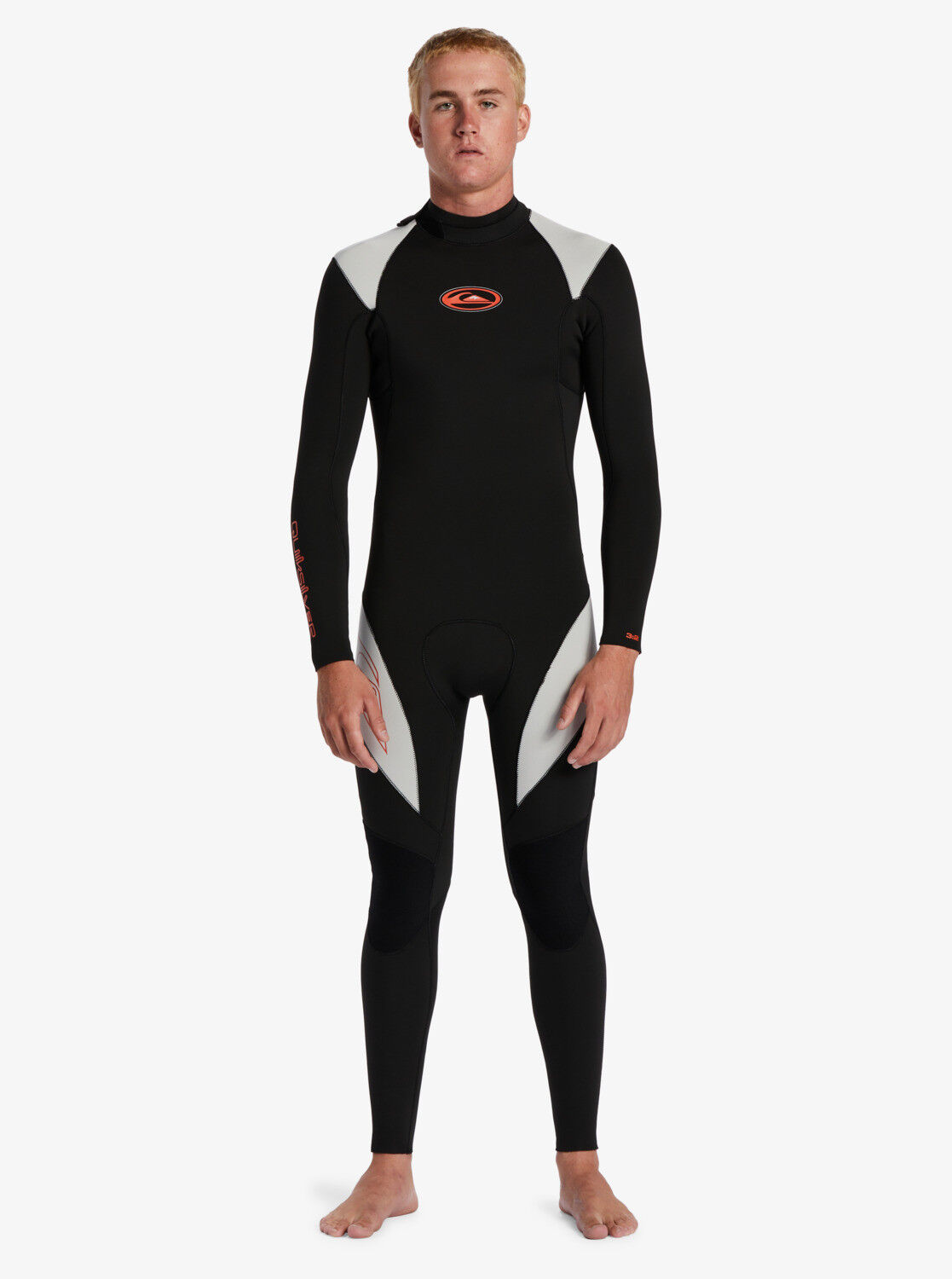 Quiksilver 4/3mm Everyday Saturn Back Zip - Surf wetsuit  - Heren | Hardloop