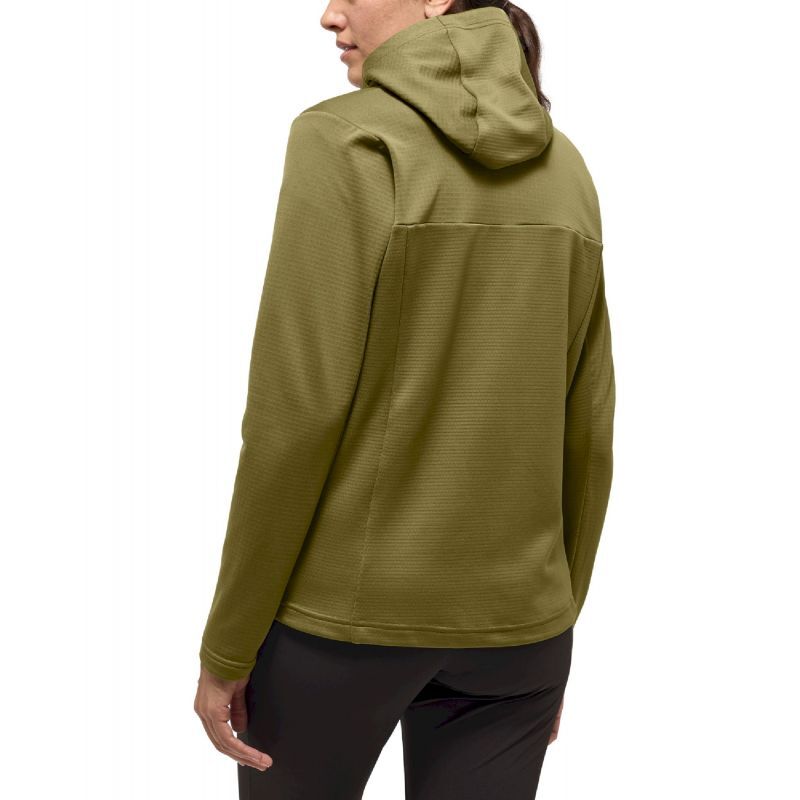 Haglöfs Lark Mid Hood Women - Fleecetröjor - Dam | Hardloop
