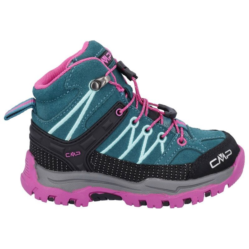 Chaussures De Randonnée Enfant CMP Rigel Mid WP - Antracite/Orange Fluo