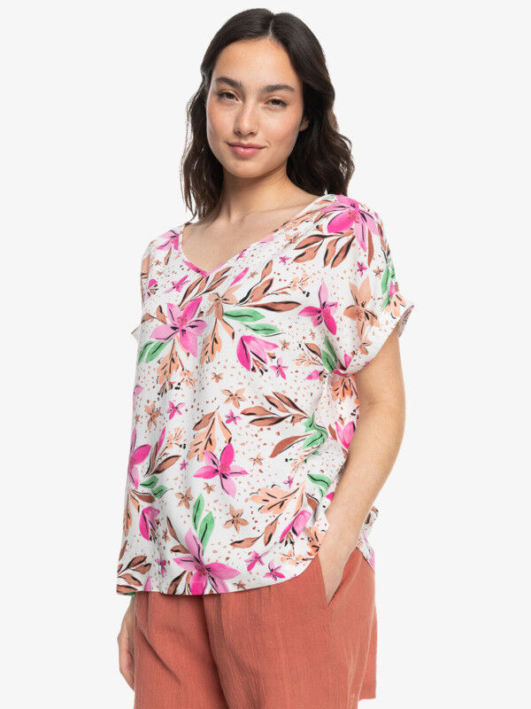Roxy Sweet Hibiscus - T-shirt - Dames | Hardloop